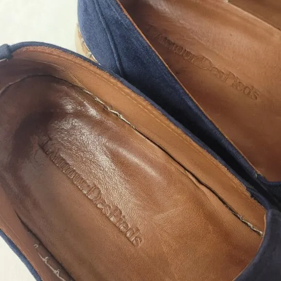 L'amour Des Pieds Xanthus Leather Loafers Mocs Women's  9.5