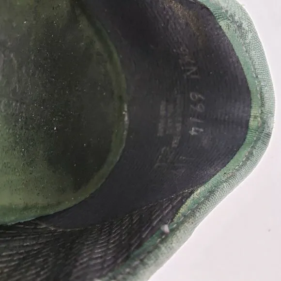 Land's end forest green suede flats