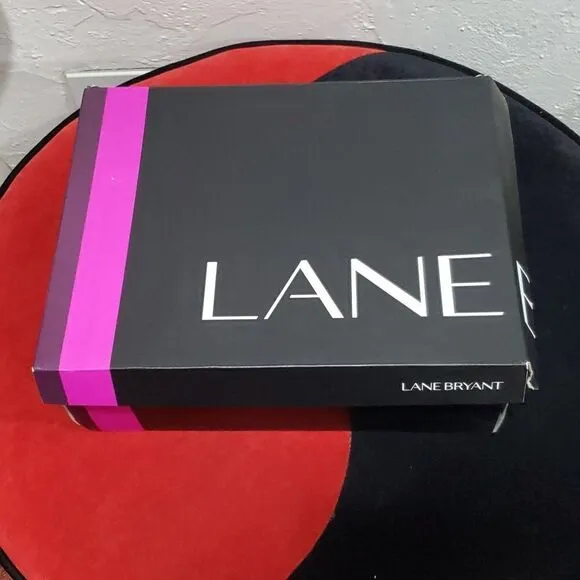 Lane Bryant Chelsea Heeled Ankle Boots in Cabernet Size 10W
