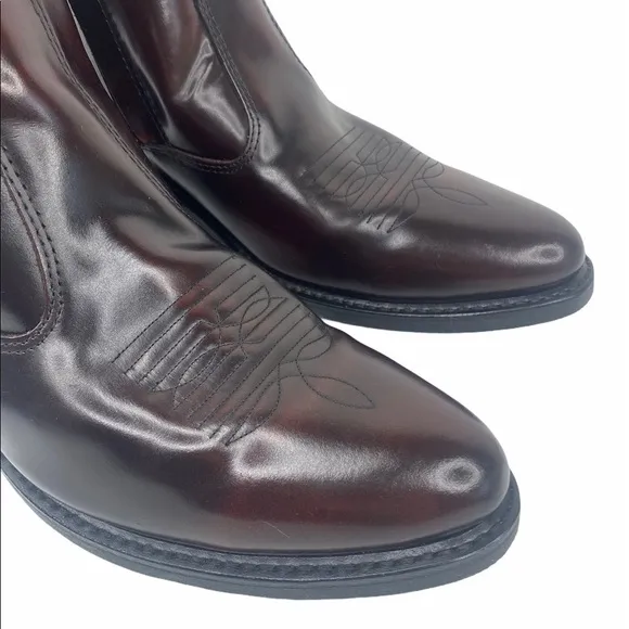 Laredo Long Haul Side Zip Cowboy Ankle Boots