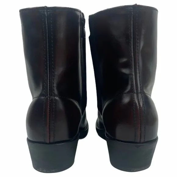 Laredo Long Haul Side Zip Cowboy Ankle Boots