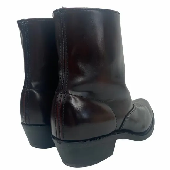 Laredo Long Haul Side Zip Cowboy Ankle Boots