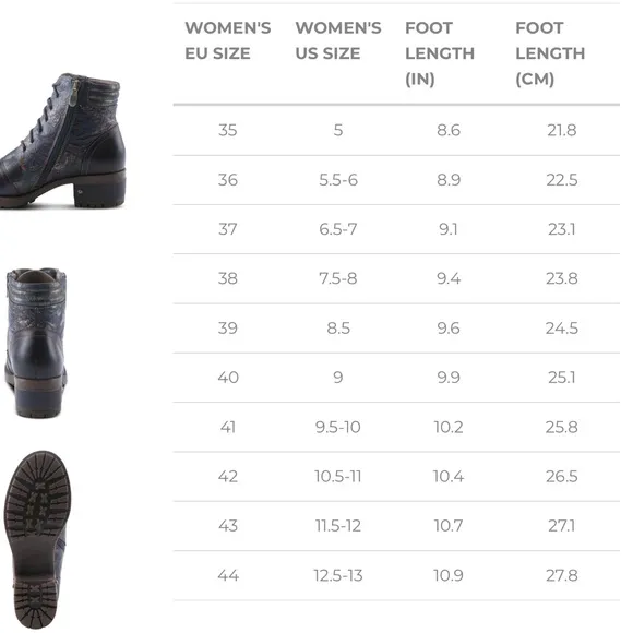 L’Artiste Navy Multi Sunsetride Boots Size 38/7.5-8