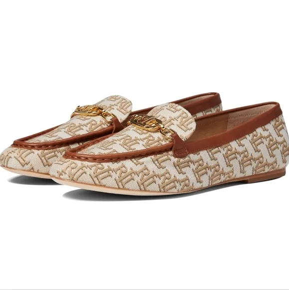 Lauren Ralph Lauren Logo Loafers size 8