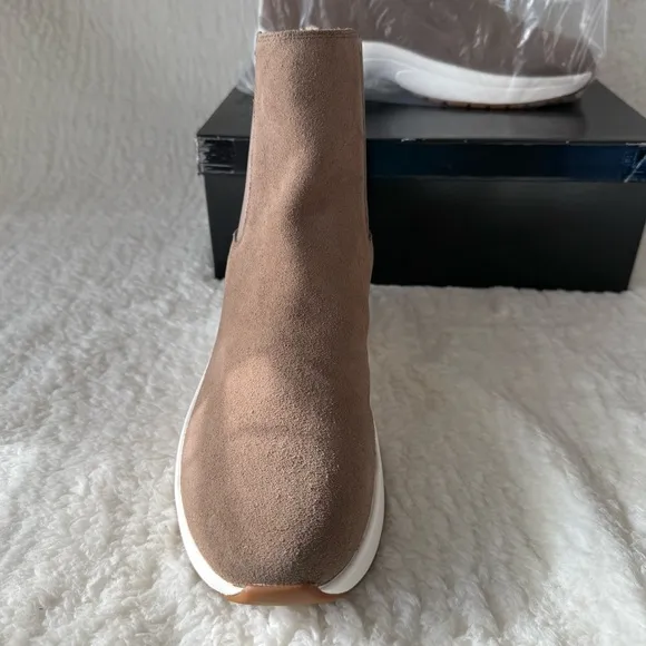 Lauren Ralph Lauren Rylee Suede Chelsea Boots, Tan, Size Women's US 9.5B
