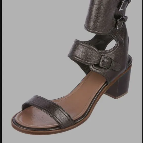 LAURENCE DACADE herlin mettalic sandals size 40