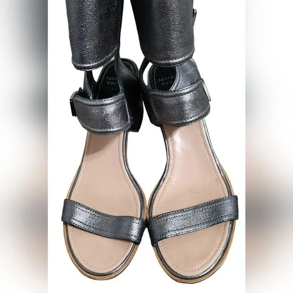 LAURENCE DACADE herlin mettalic sandals size 40