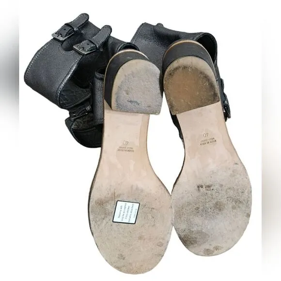 LAURENCE DACADE herlin mettalic sandals size 40