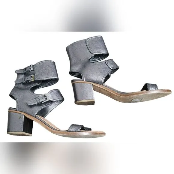 LAURENCE DACADE herlin mettalic sandals size 40