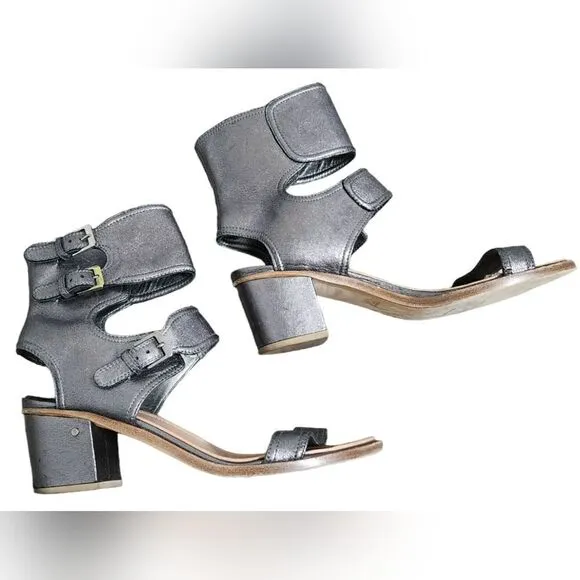 LAURENCE DACADE herlin mettalic sandals size 40