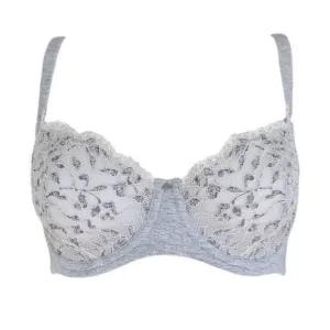 LE MYSTERE Cotton Touch Demi - Heather Grey 36DD/E