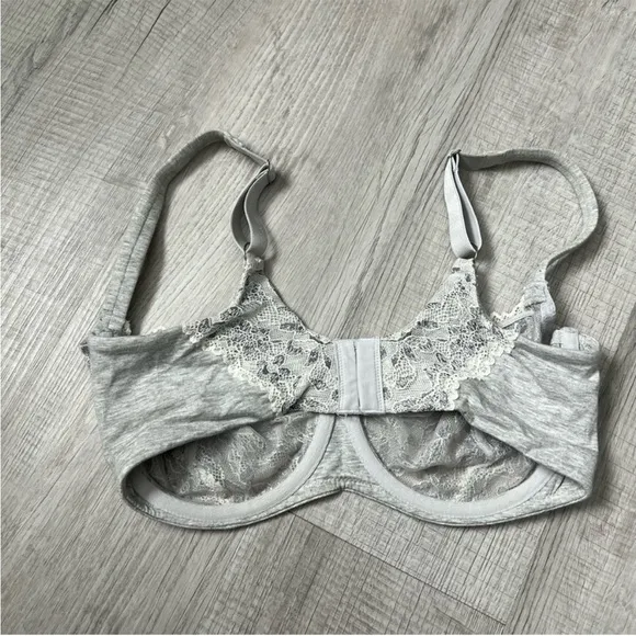 LE MYSTERE Cotton Touch Demi - Heather Grey 36DD/E