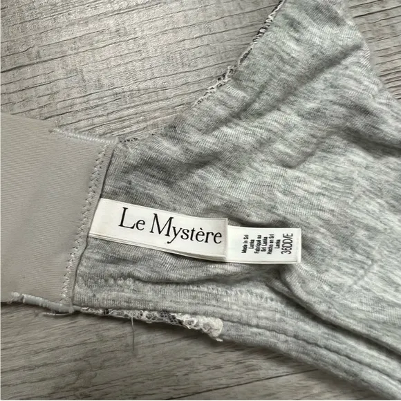 LE MYSTERE Cotton Touch Demi - Heather Grey 36DD/E