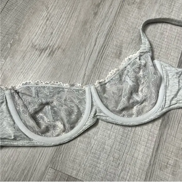 LE MYSTERE Cotton Touch Demi - Heather Grey 36DD/E