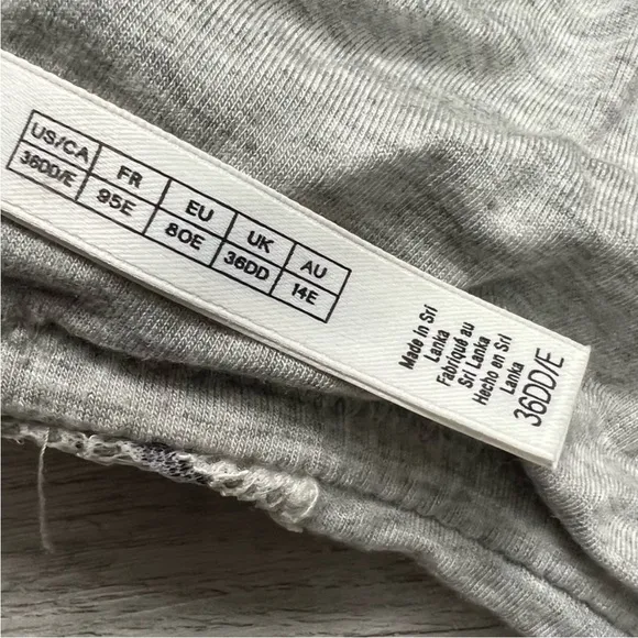 LE MYSTERE Cotton Touch Demi - Heather Grey 36DD/E