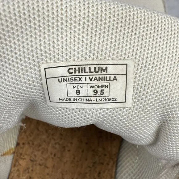 LEMS Unisex Chillum Vanilla White Ivory Canvas Sneakers Mens Size 8 Womens 9.5