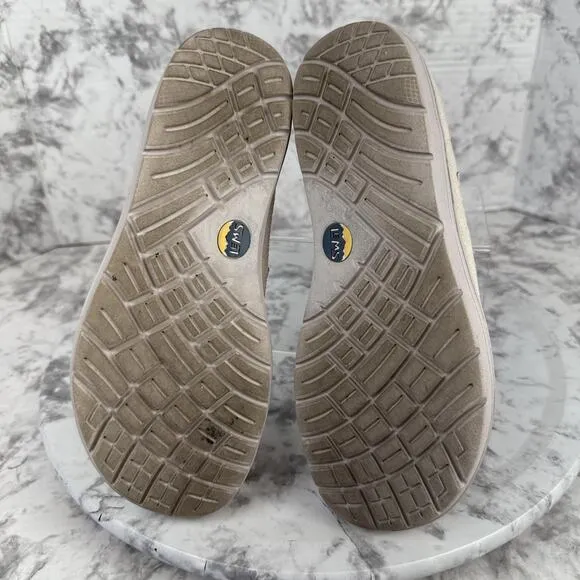 LEMS Unisex Chillum Vanilla White Ivory Canvas Sneakers Mens Size 8 Womens 9.5