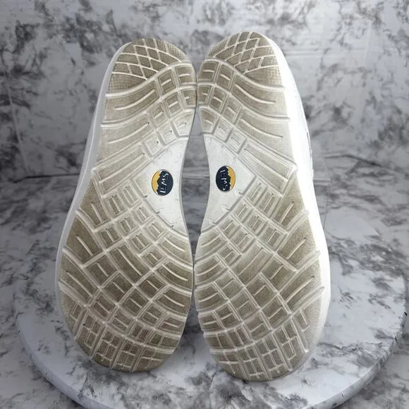 Lems Unisex Kourt Whiteout Leather Casual Shoes Sneakers Mens Size 8 Womens 9.5