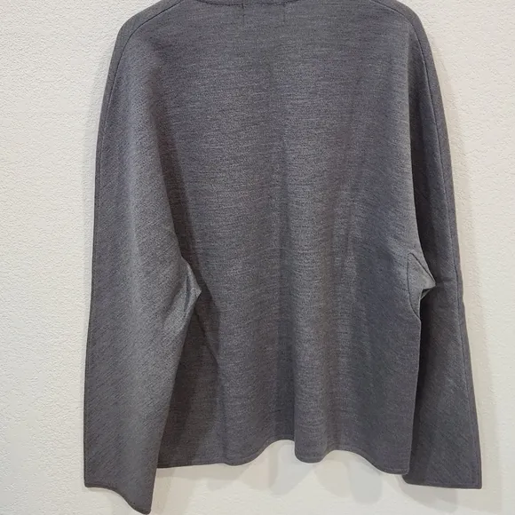 LEROY 80's Vintage Classic 100% Virgin Wool Long Sleeve V-neck Sweater Size XL