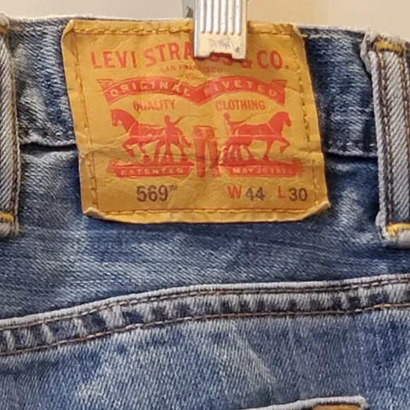 LEVI'S 569 Relax Fit, Straight Leg 44x30