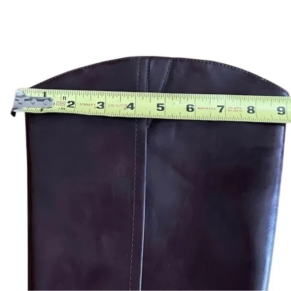 Life Stride Velocity 2.0 Brown Knee High Boots • Pointed Toe Side Zip • Size 10