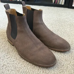 Like New Bobbies Suede Chelsea Boots