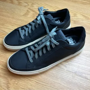 Like new P448 x Project Sustainability Soho Recycled Black Lace Up Sneakers 7.5