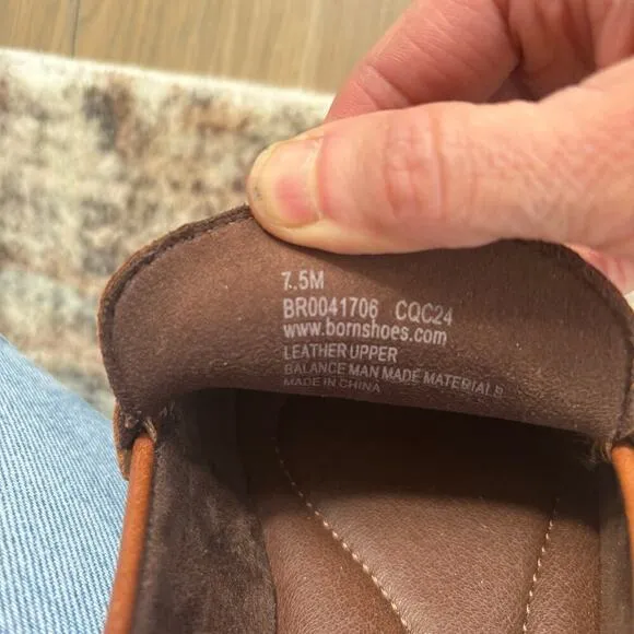 Like New Worn Once Born Brown Carrera Leather Penny Loafers