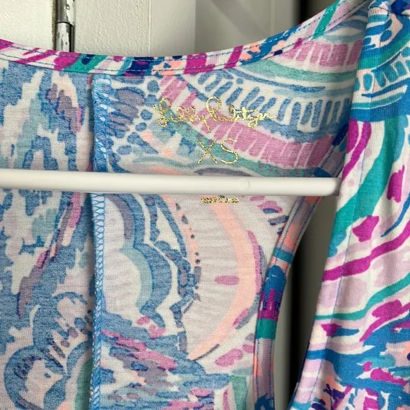 Lilly Pulitzer Pink Blue Treena Maxi Dress, NWT