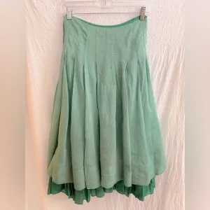 🆕LISTING🆕 DKNY Fun &amp; Elegant Layered Green Skirt