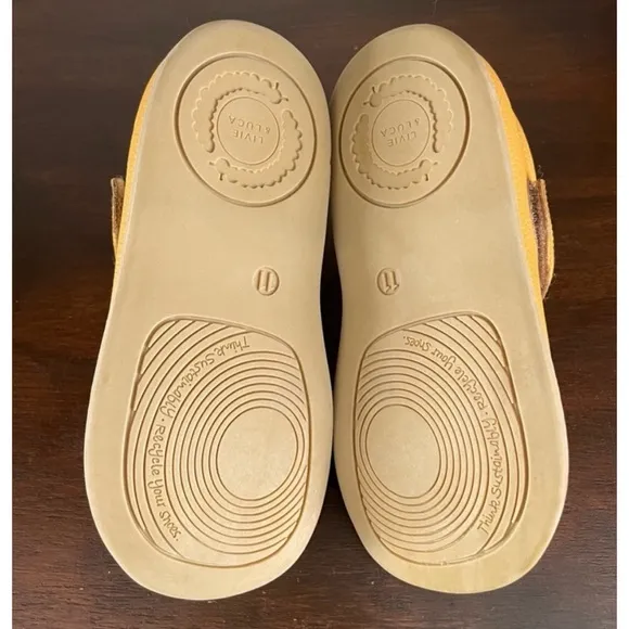 Livie and Luca Opry Butterscotch Leather Sandals Size 11