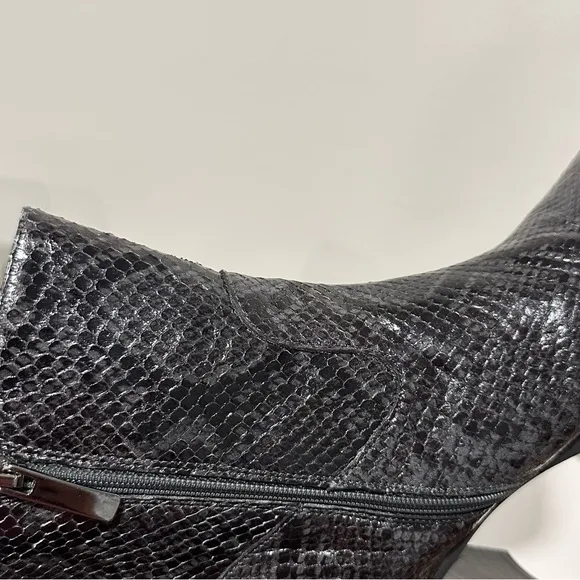 🌸LK BENNETT🌸 Camilla Side Zip Boot In Dark Grey Size: 40