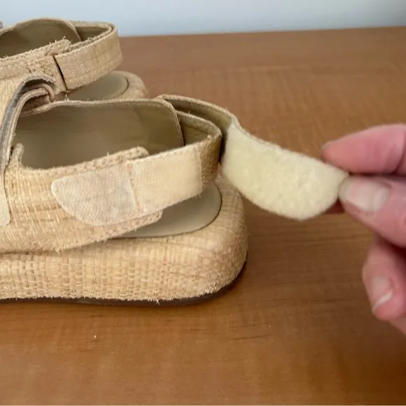 Loefer Randal Blaise Natural Raffa Platform Sandals