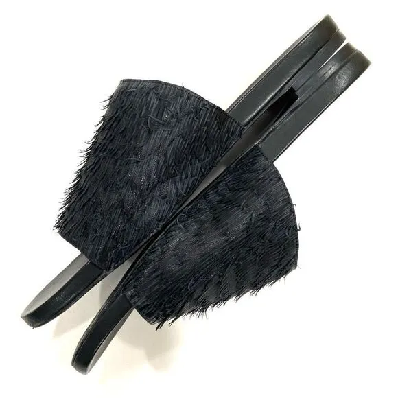 LOEFFLER RANDALL Ava Leather Slide Sandals