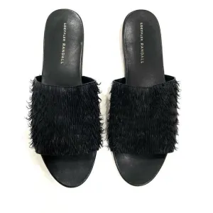 LOEFFLER RANDALL Ava Leather Slide Sandals