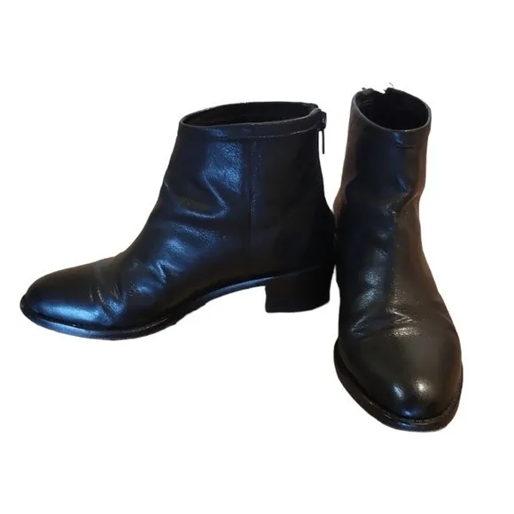 LOEFFLER RANDALL Felix Chelsea ankle boots booties black 6