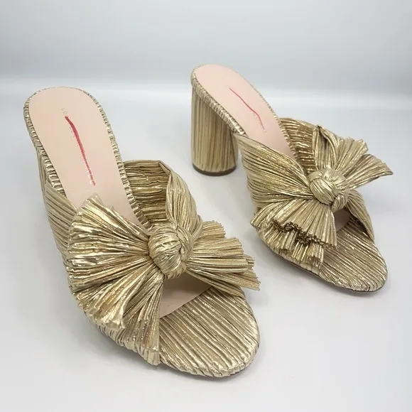 Loeffler RandallPenny Pleated Bow Sandals