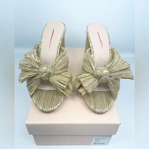 Loeffler RandallPenny Pleated Bow Sandals