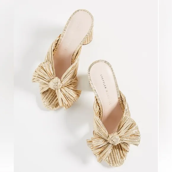 Loeffler RandallPenny Pleated Bow Sandals