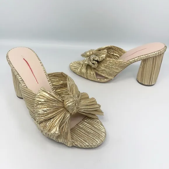Loeffler RandallPenny Pleated Bow Sandals