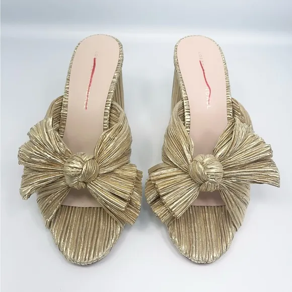 Loeffler RandallPenny Pleated Bow Sandals