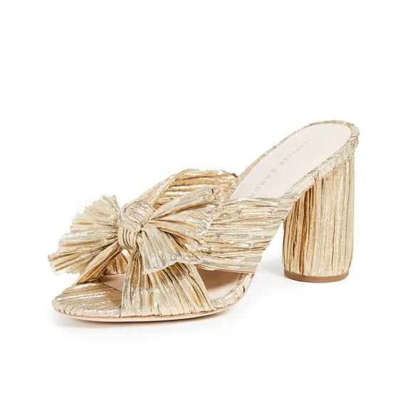 Loeffler RandallPenny Pleated Bow Sandals