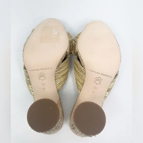 Loeffler RandallPenny Pleated Bow Sandals