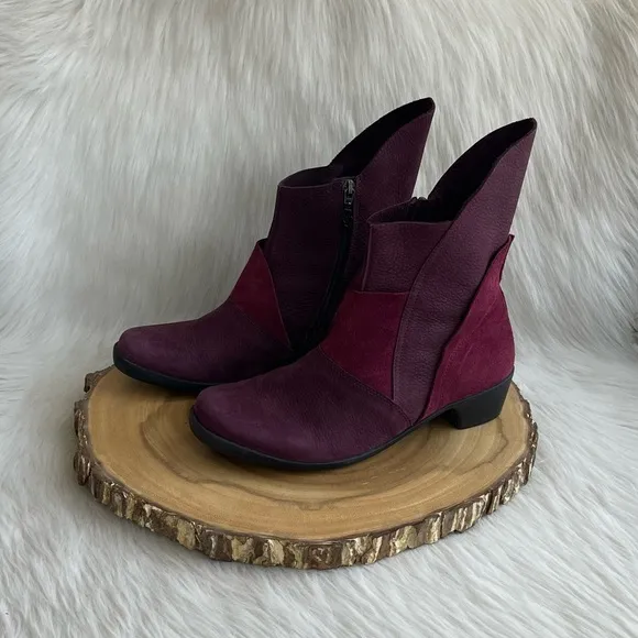 Loints Of Holland side zip patchwork leather boots