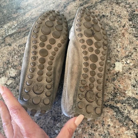 Louis Vuitton Suede Loafers
