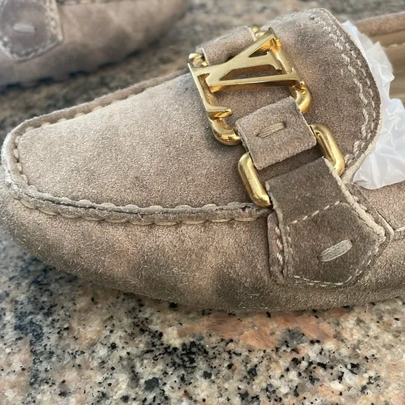 Louis Vuitton Suede Loafers