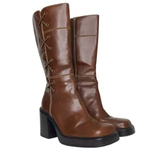 Lower East Side Vintage Y2K Heeled Boots Size 7