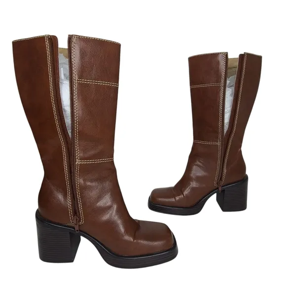 Lower East Side Vintage Y2K Heeled Boots Size 7