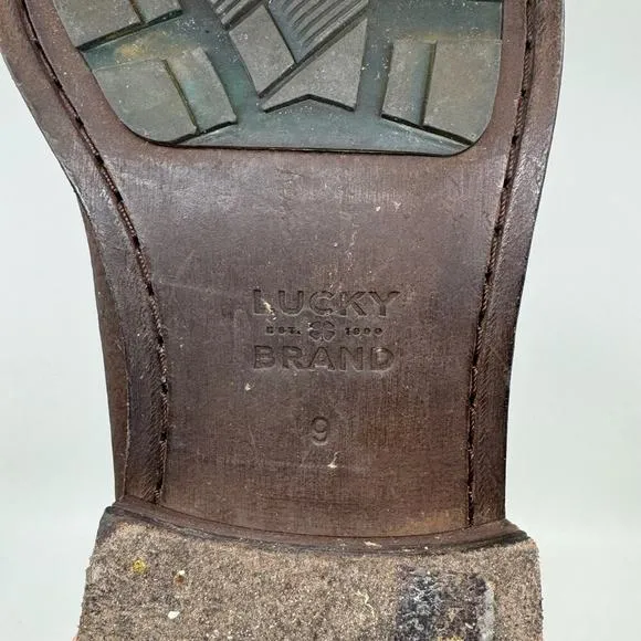 LUCKY BRAND Hutchins Chelsea Boots in Brown