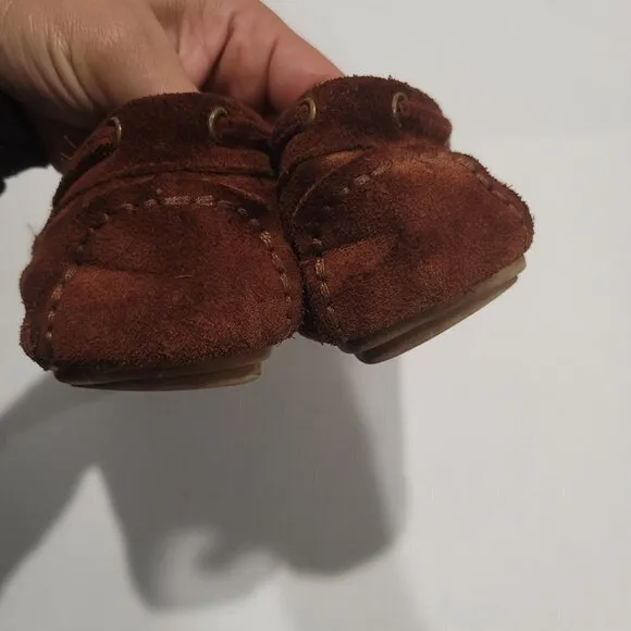 Lucky Brand Leather Brown Moccasins Size 8.5